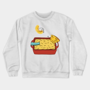 Macaroni and cheese illustration Crewneck Sweatshirt